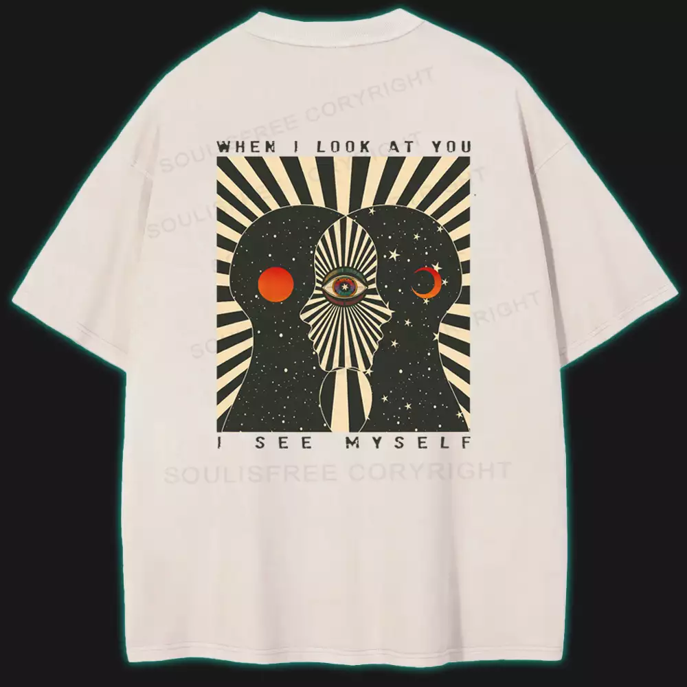 Reflections of the Soul  Washed Space T-shirt