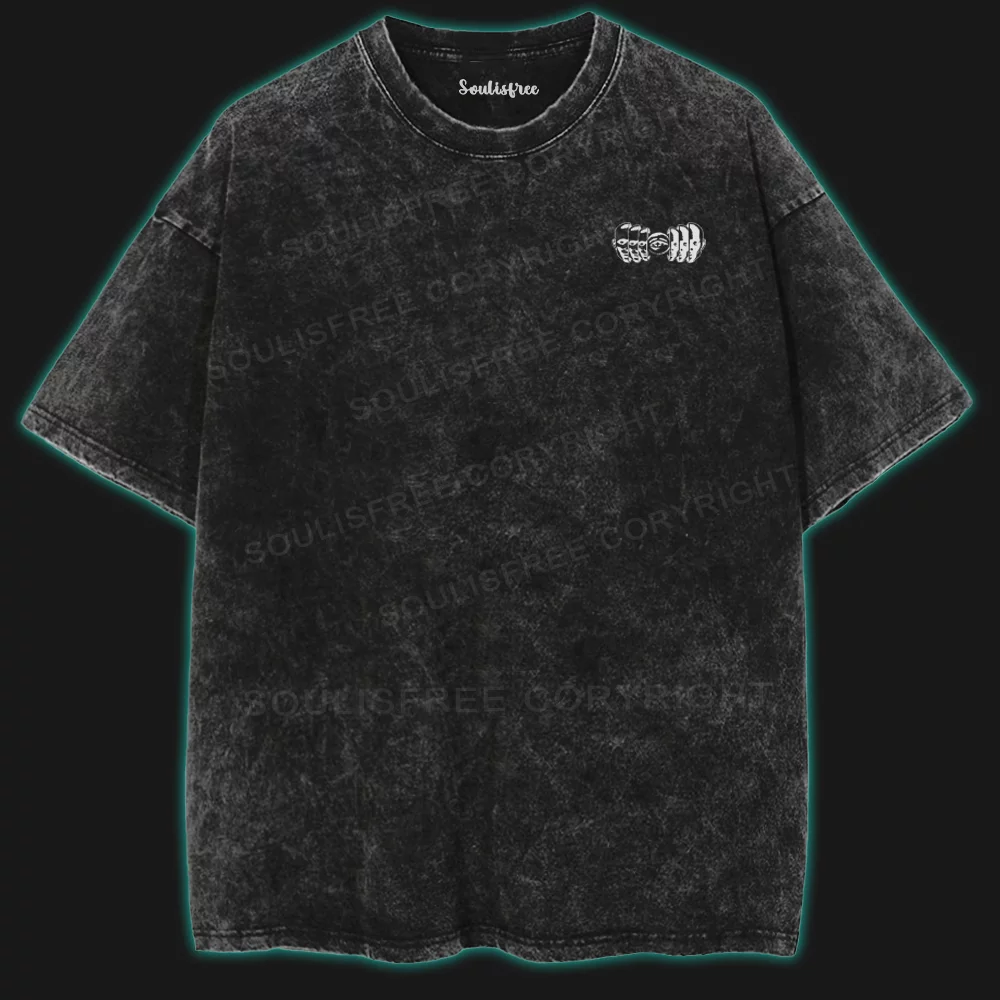 MIND IN MODULATION Washed T-shirt
