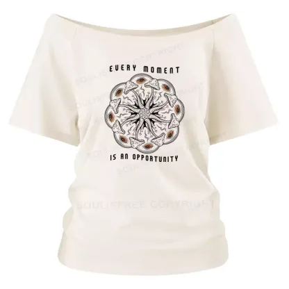 EVERY IS AN OPPORTUNITY Off Shoulder Top