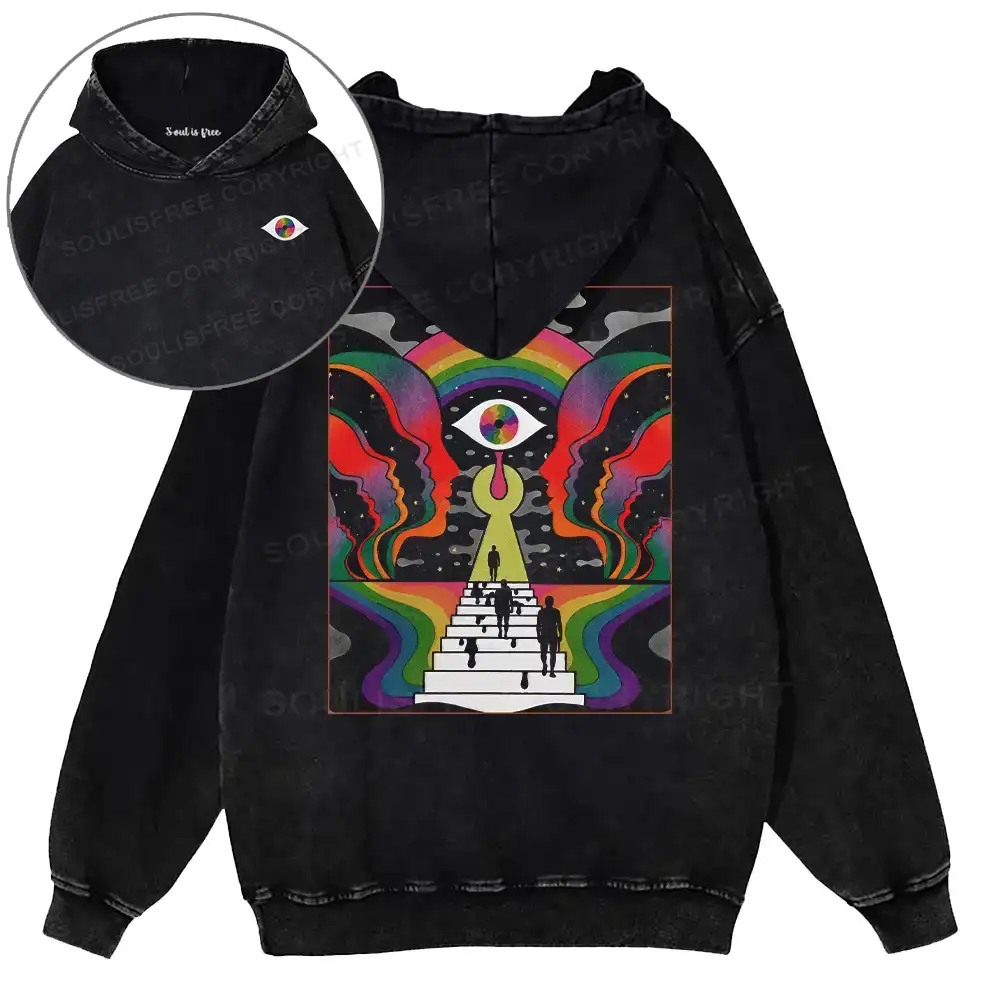 Step Into the Mind Washed Hoodie