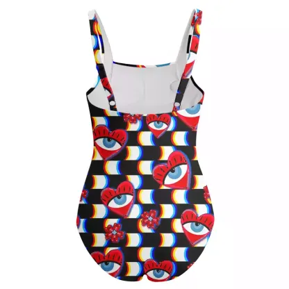 Soulisfree Heart Vision  One‑Piece Swimsuit