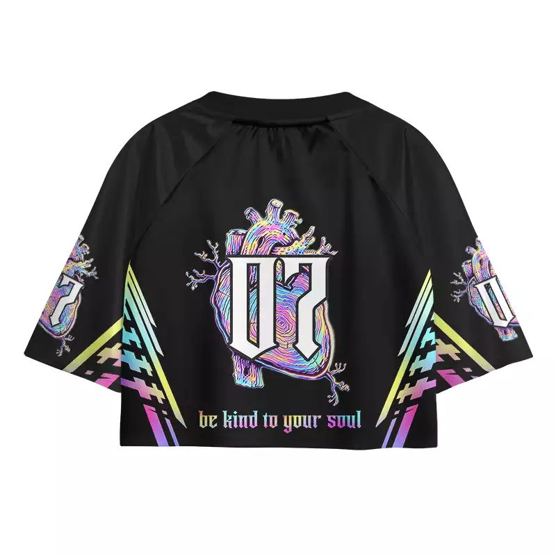 Soulisfree Be Kind To Your Soul Cropped Jersey