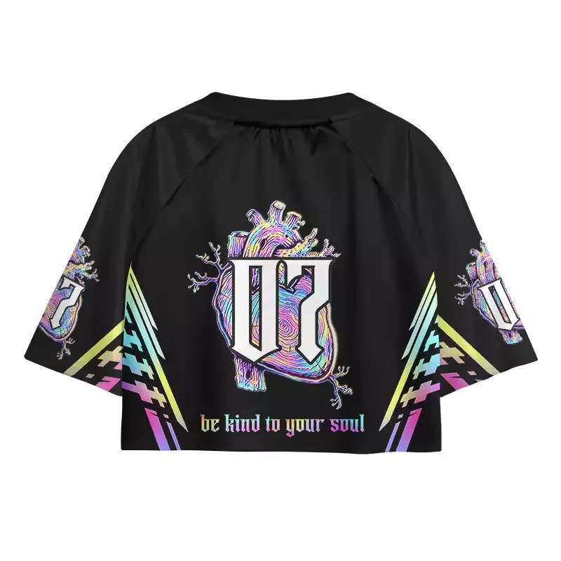 Soulisfree Be Kind To Your Soul Cropped Jersey