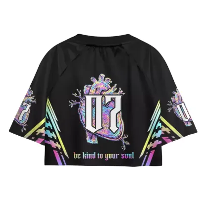 Soulisfree Be Kind To Your Soul Cropped Jersey