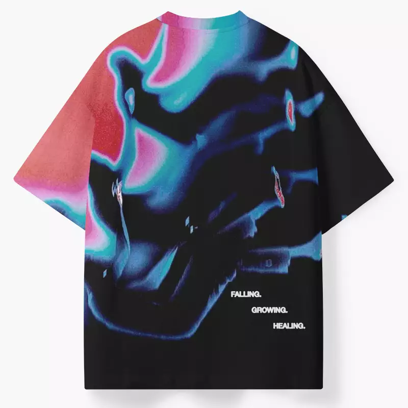 Soulisfree FALLING. GROWING.HEALING. ECO‑PERF Graphic Tee
