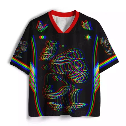 Psychedelic Mushroom Mesh Jersey