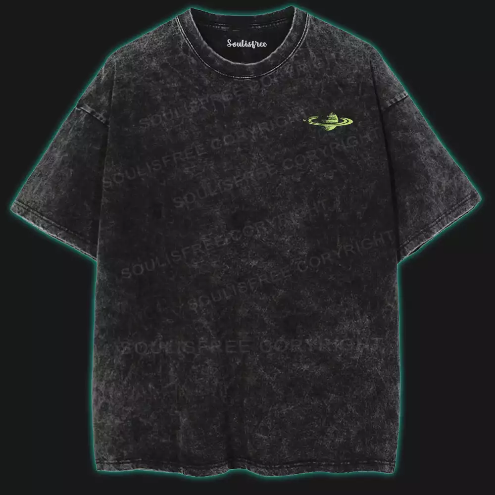 Keep Clam Washed Alien T-shirt