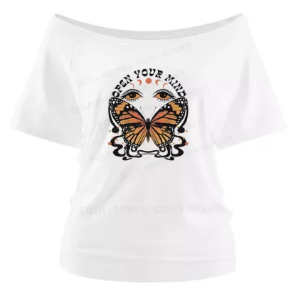 Open Mind Off Shoulder Top