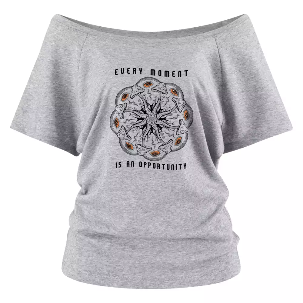 EVERY IS AN OPPORTUNITY Off Shoulder Top