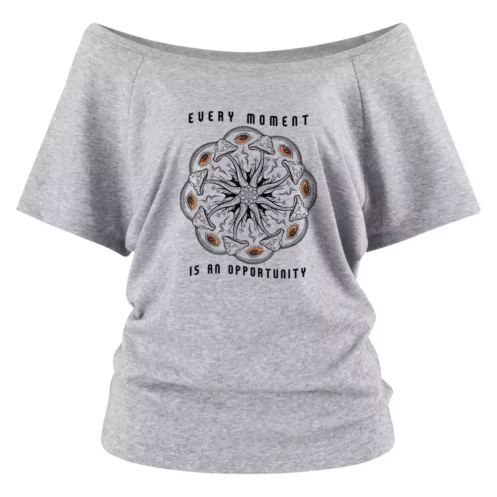 Designed EVERY IS AN OPPORTUNITY Off Shoulder Top