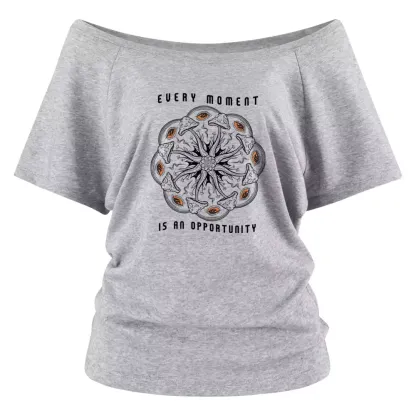 EVERY IS AN OPPORTUNITY Off Shoulder Top