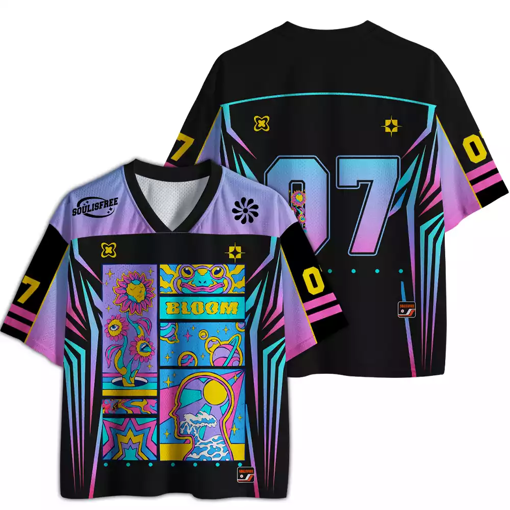 Personalized Bloom Mesh Jersey