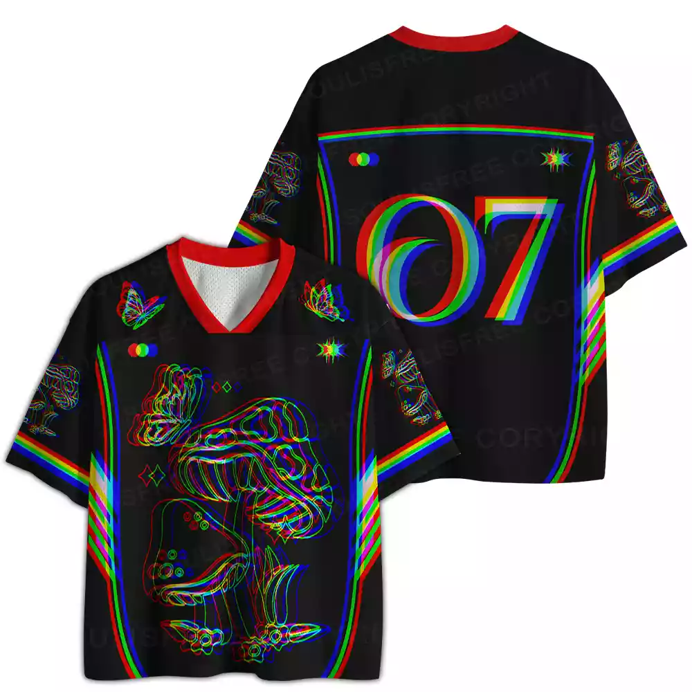 Psychedelic Mushroom Mesh Jersey