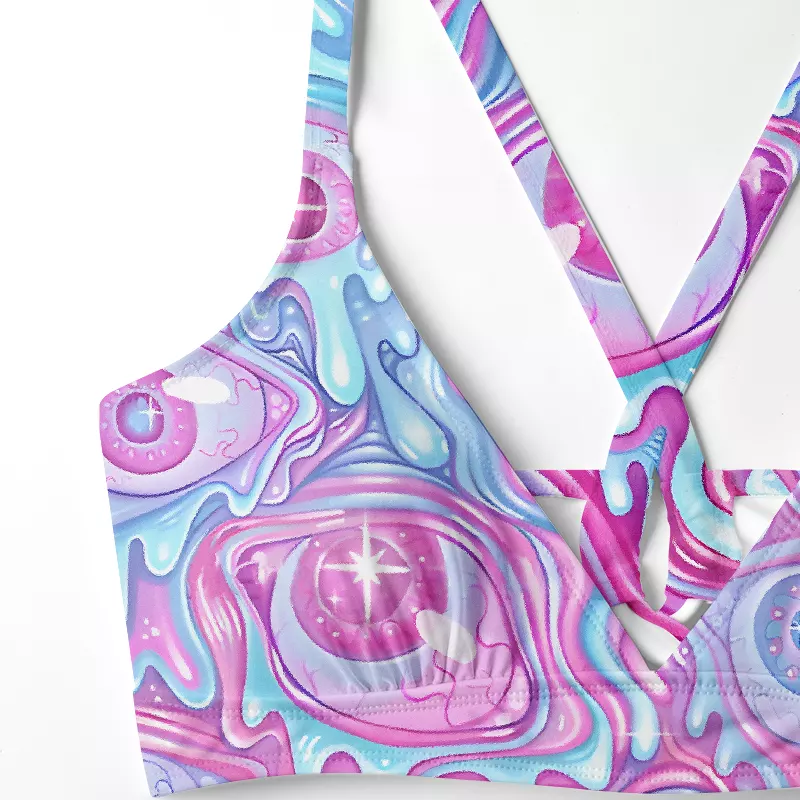 Soulisfree Pastel Flow Ocular Glitch Cross Bikini