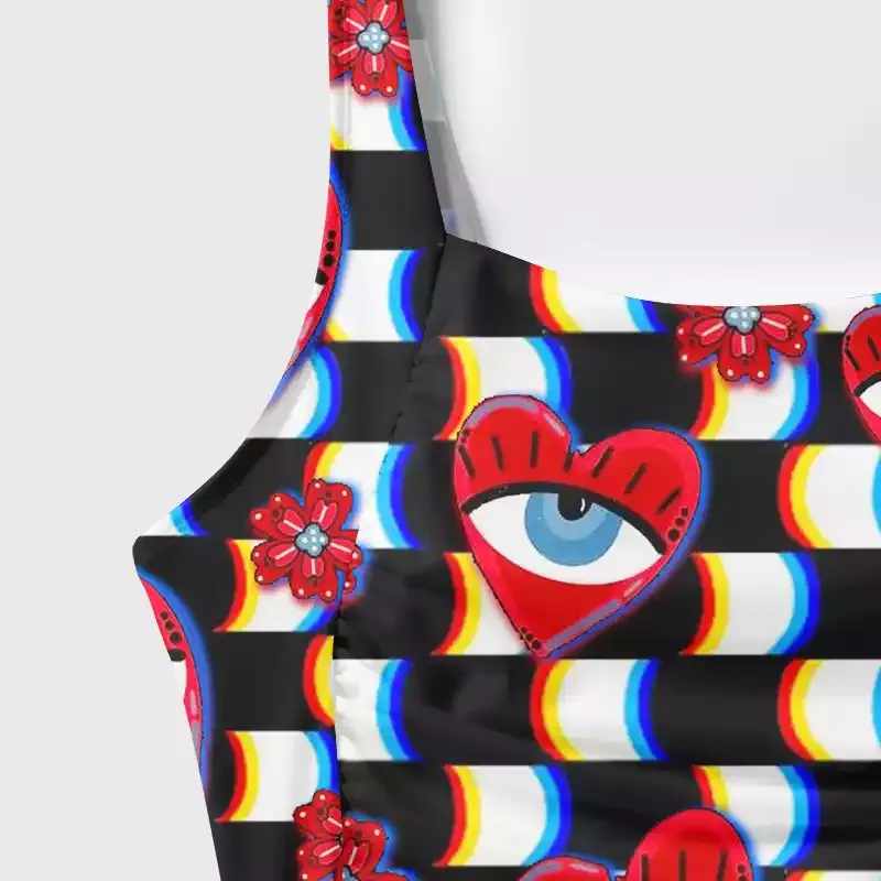 Soulisfree Heart Vision  One‑Piece Swimsuit
