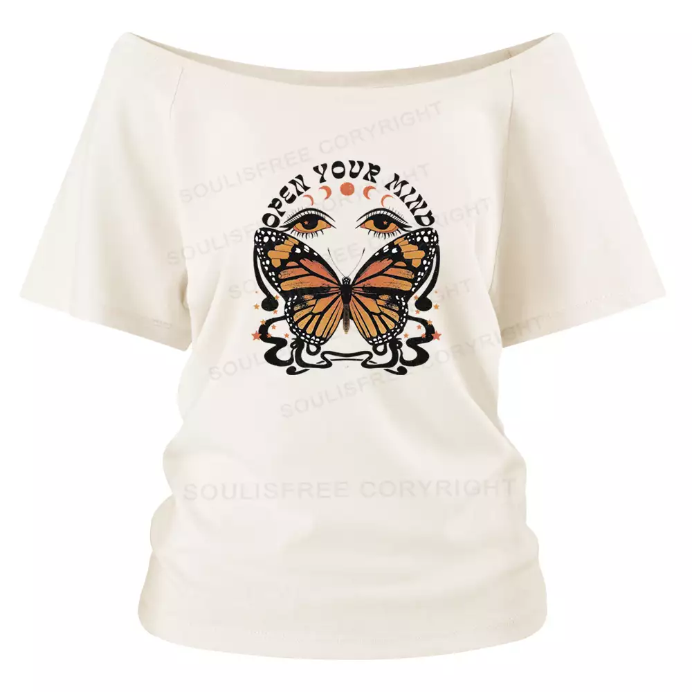 Open Mind Off Shoulder Top