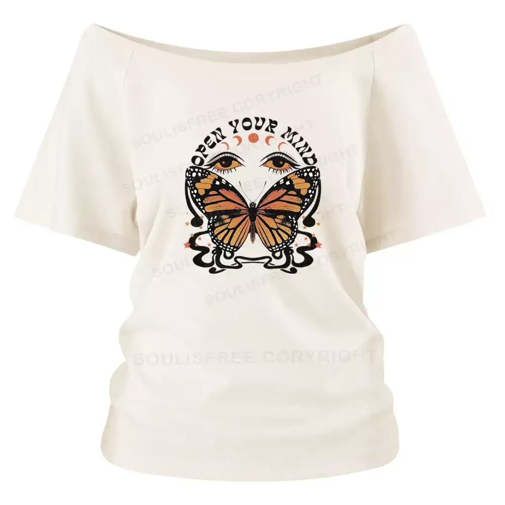 Open Mind Off Shoulder Top