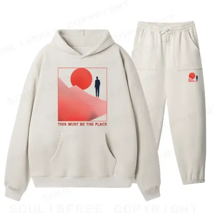 Must Be The Place Fleece Hoodie Set