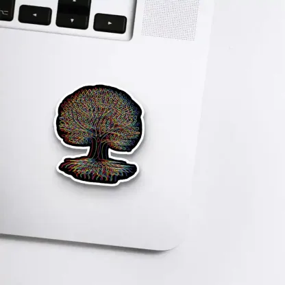 Psychedelic Tree Of Life 1PCS Stickers