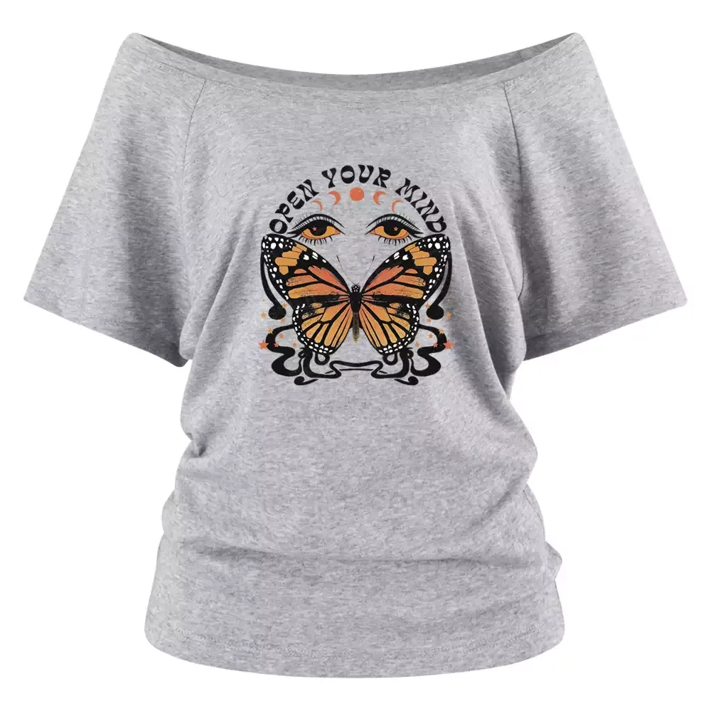 Open Mind Off Shoulder Top