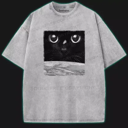 Night Falls Washed Space T-shirt