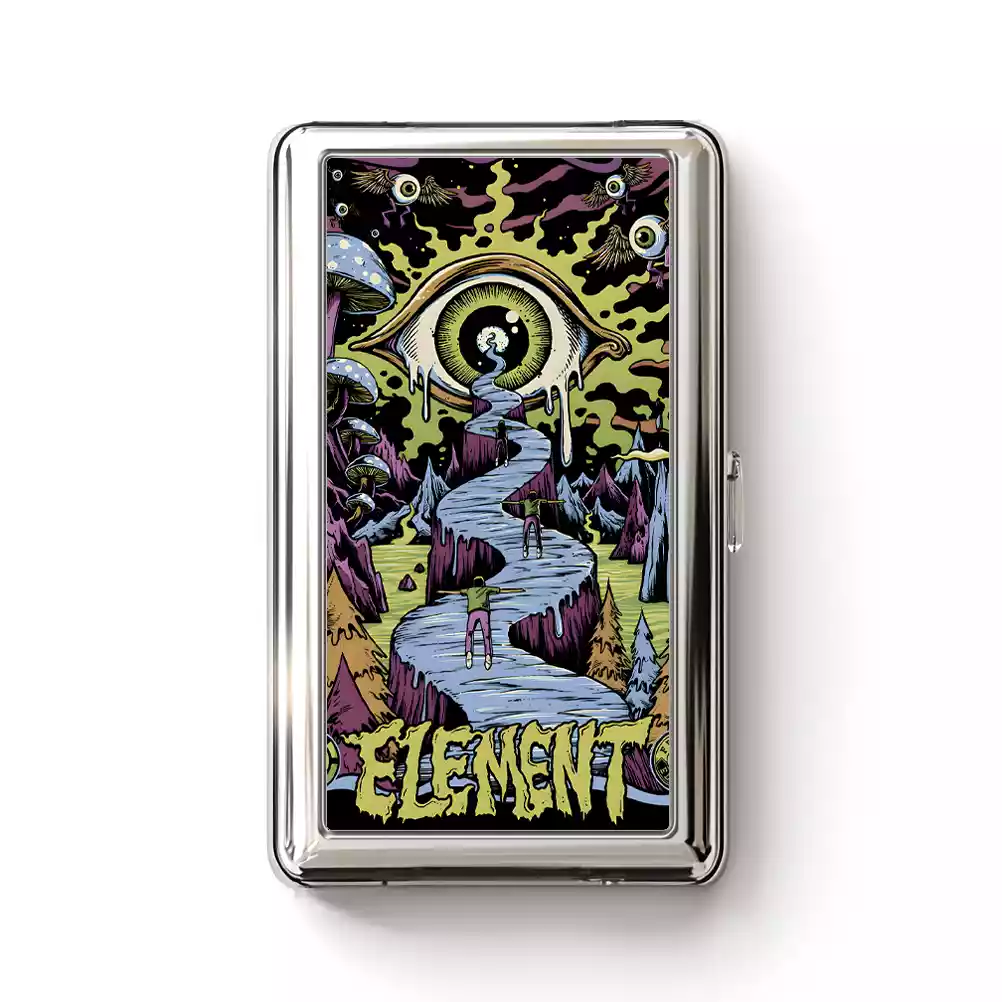 Psychedelic Elements Cigarette Case
