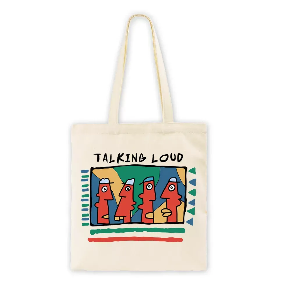 Talking Heads Silent Communication Tote Bag