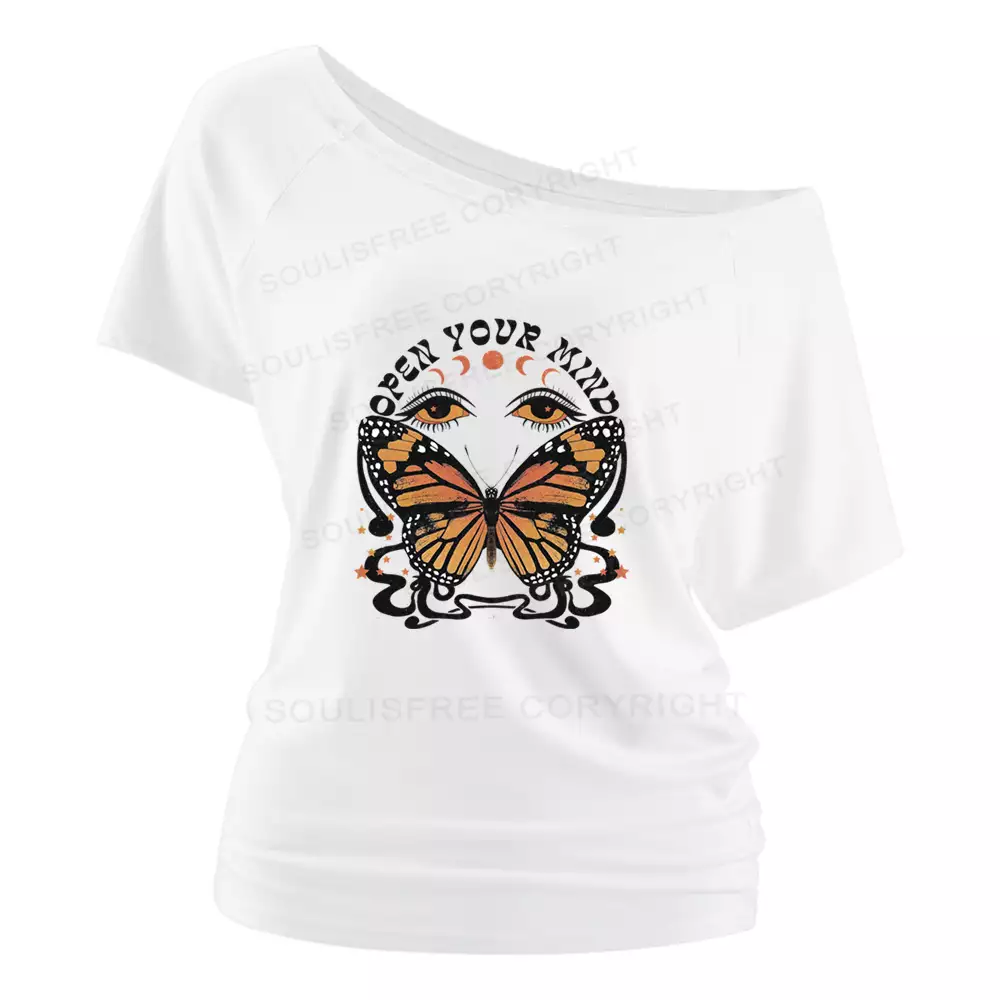 Open Mind Off Shoulder Top