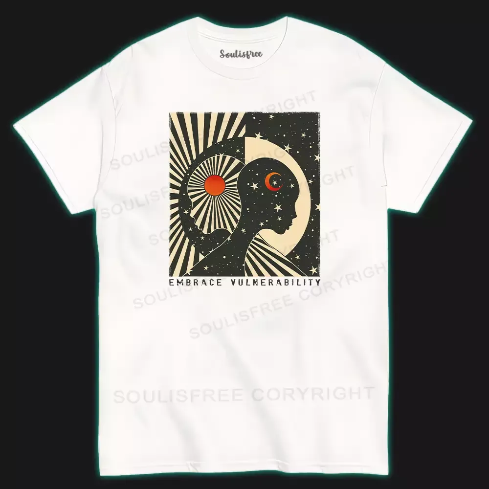 Designed Embrace Vulnerability T-shirt