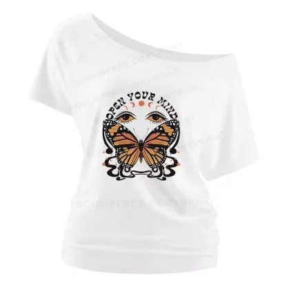 Open Mind Off Shoulder Top