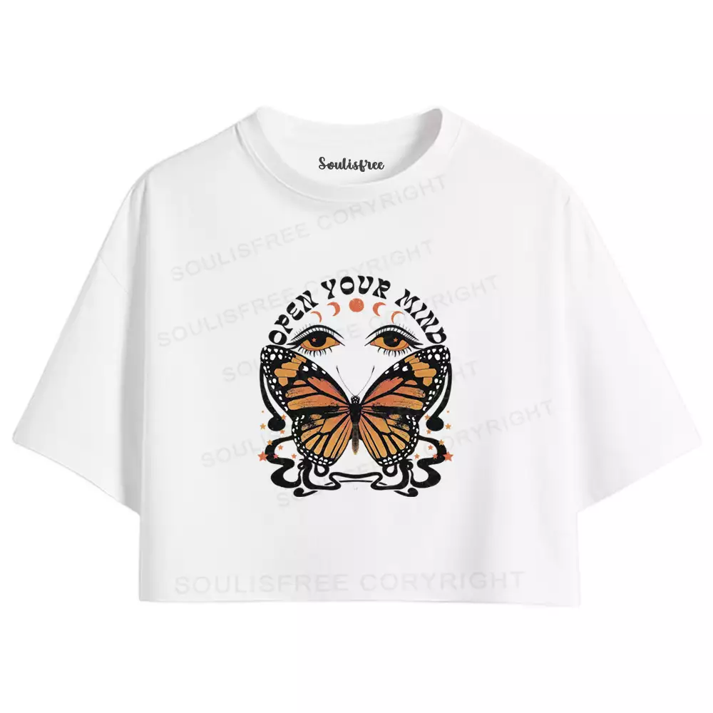 Open Mind  Crop Top 