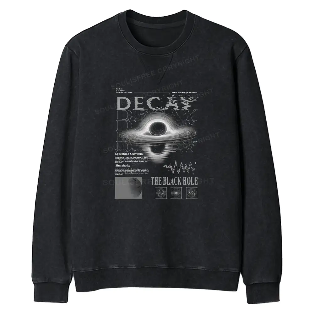 Decay - Into The Unknown Regular Fit Washed Sweatshirt