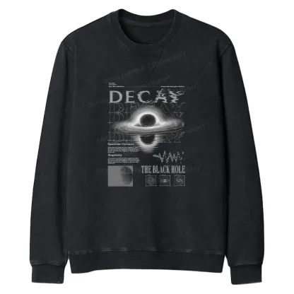 Decay - Into The Unknown Regular Fit Washed Sweatshirt