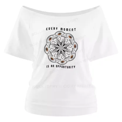 EVERY IS AN OPPORTUNITY Off Shoulder Top