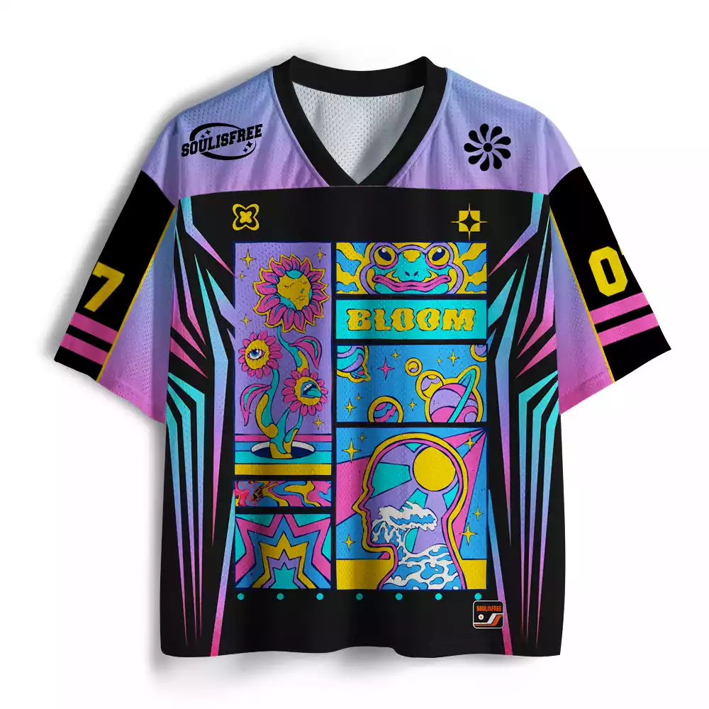Personalized Bloom Mesh Jersey