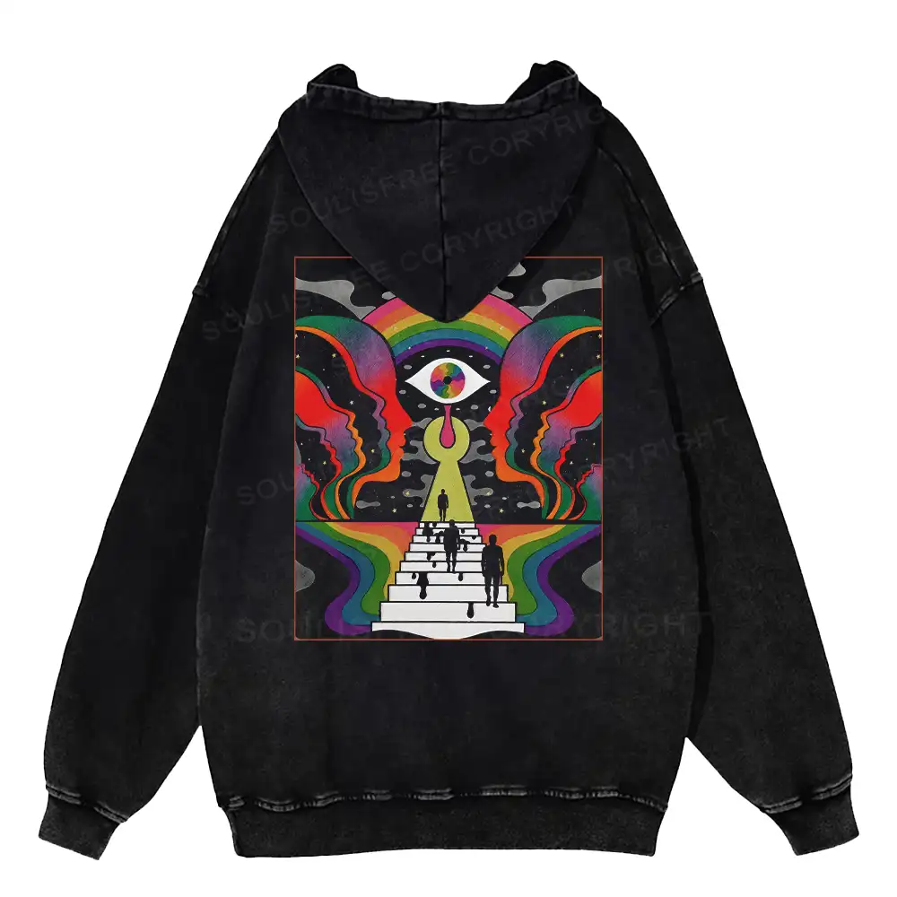 Step Into the Mind Washed Hoodie