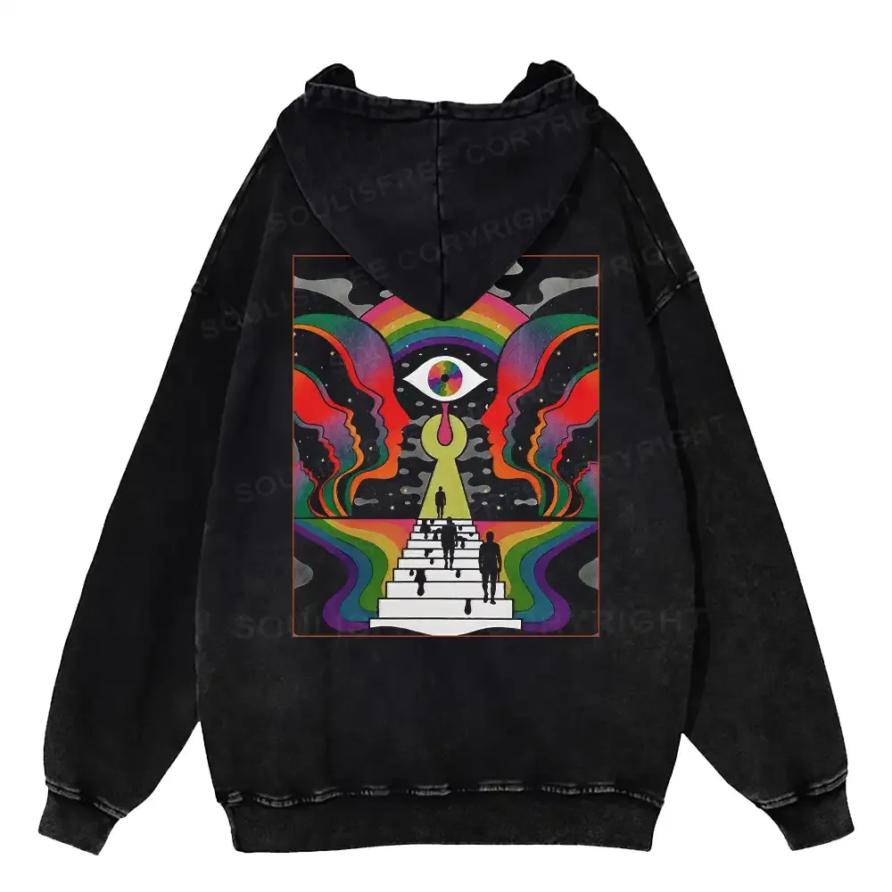 Step Into the Mind Washed Hoodie