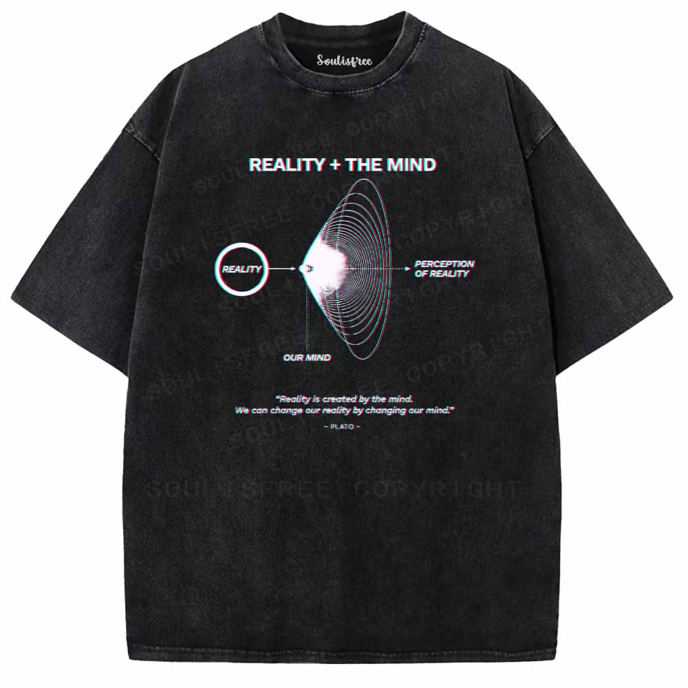Soulisfree  REALITY + THE MIND Washed Tee