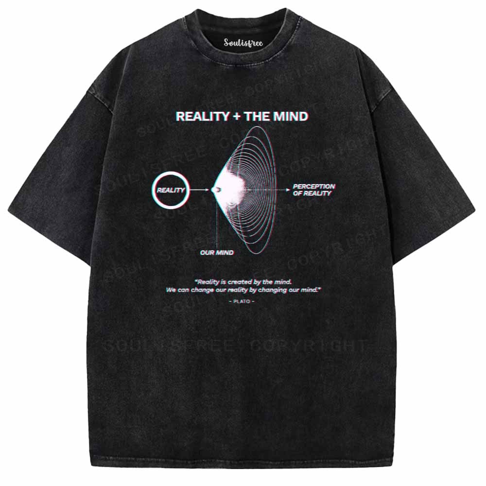 Soulisfree  REALITY + THE MIND Washed Tee