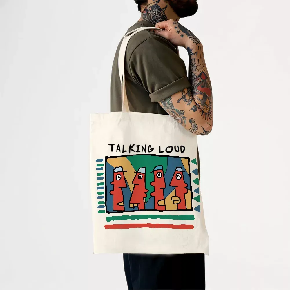 Talking Heads Silent Communication Tote Bag