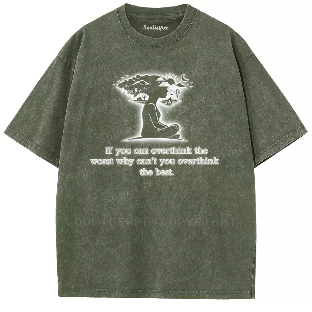 Soulisfree  Overthink Washed Tee
