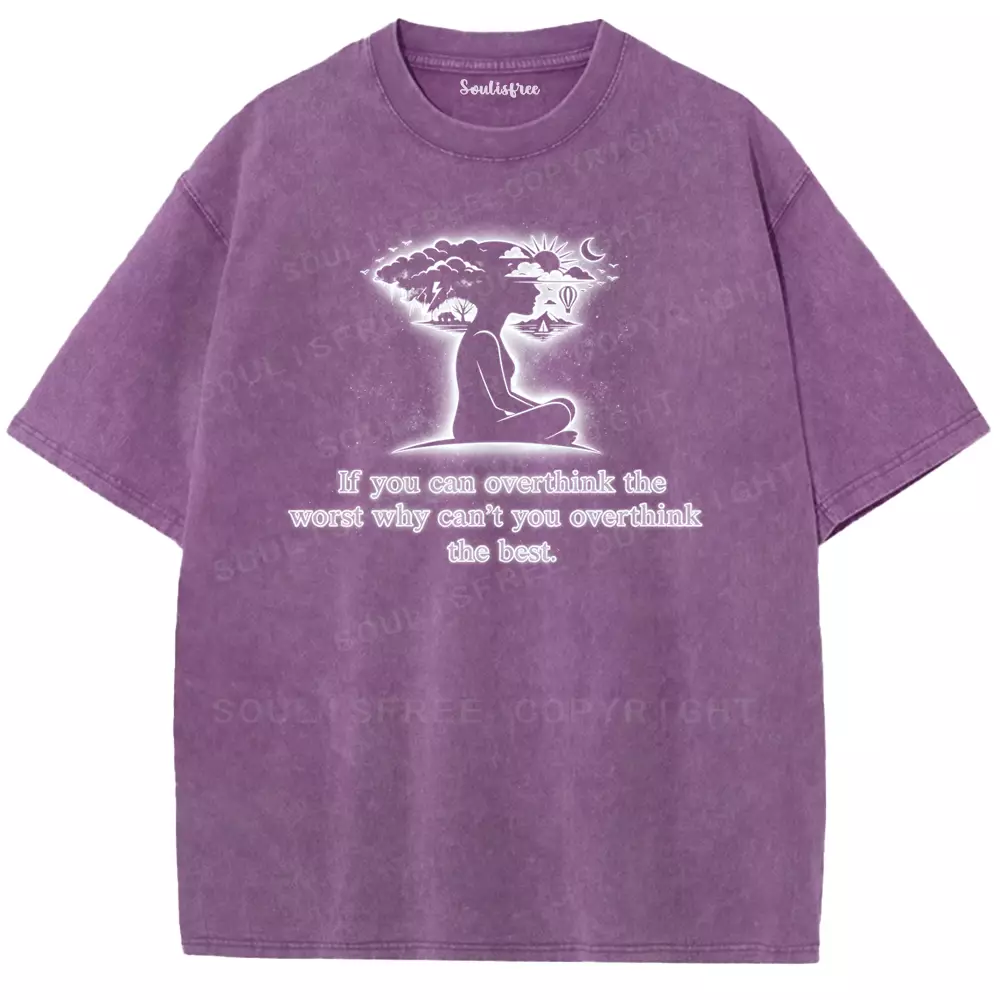 Soulisfree  Overthink Washed Tee