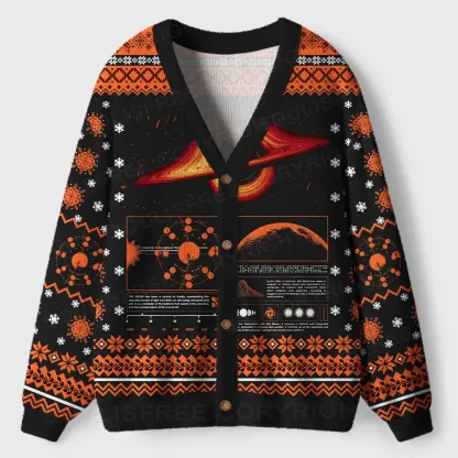 The Mystery Of Black Holes Ugly Cardigan Sweaters