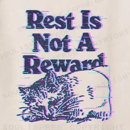 Soulisfree   Rest Is Not A Reward Washed Tee