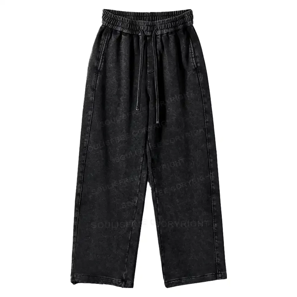 Here Now Washed Baggy Sweatpants