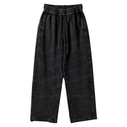 Here Now Washed Baggy Sweatpants