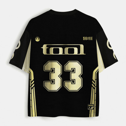 Soulisfree Golden Aura Cyber-Occult Mesh Jersey