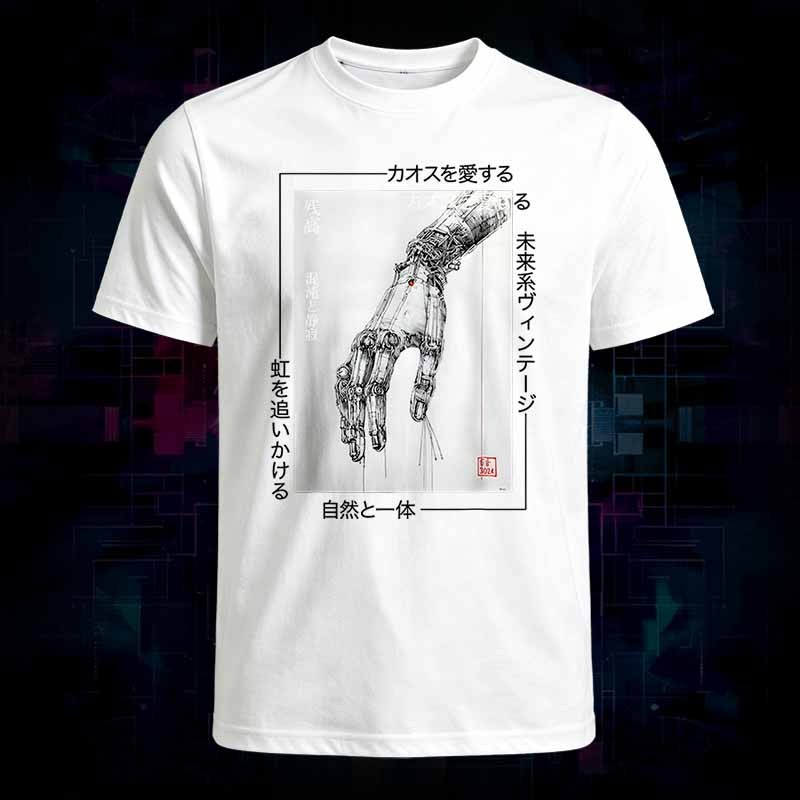 Soulisfree Cyberpunk Mechanical Hand Classic Tee