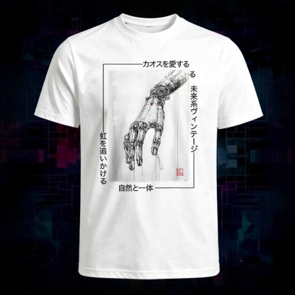Soulisfree Cyberpunk Mechanical Hand Classic Tee