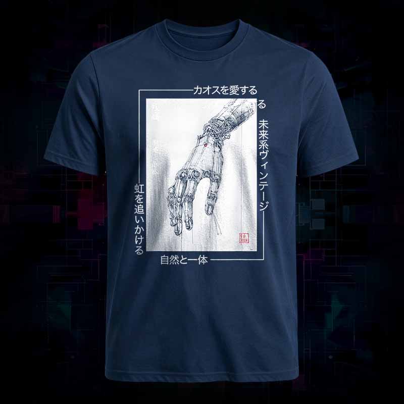 Soulisfree Cyberpunk Mechanical Hand Classic Tee